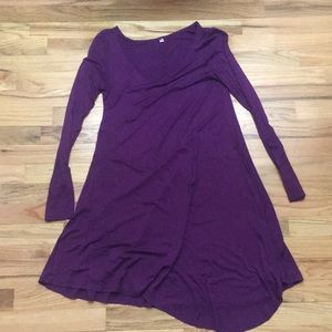 Purple swing dress